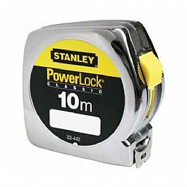 0-33-442 STANLEY 10 MX25 MM POWERLOCK PLASTK K ASALI ERT METRE
