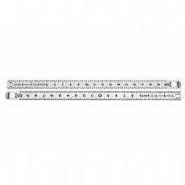 1-35-522 STANLEY 20 CM X 13 MM PASLANMAZ ELK CETVEL-METRK 2 TARAFLI KEL ESNKE
