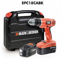 EPC18CABK 18 V - 1.2 Ah NiCd BLACK&DECKER ARJLI DARBESZ VDALAMA