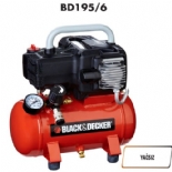 BLACK&DECKER BD195/6 - 6 LT MONOFAZE KOMPRESR (YASIZ)