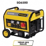 STANLEY SG6500 - 6.5 KVA TRFAZE BENZNL JENERATR