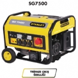 STANLEY SG7500 - 7.5 KVA TRFAZE BENZNL JENERATR